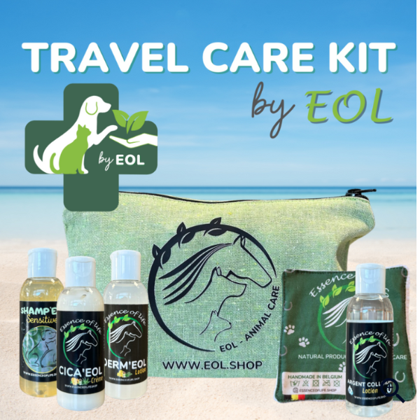 🌿 TRAVEL CARE KIT – Trousse de soins de voyage 🐶🐱