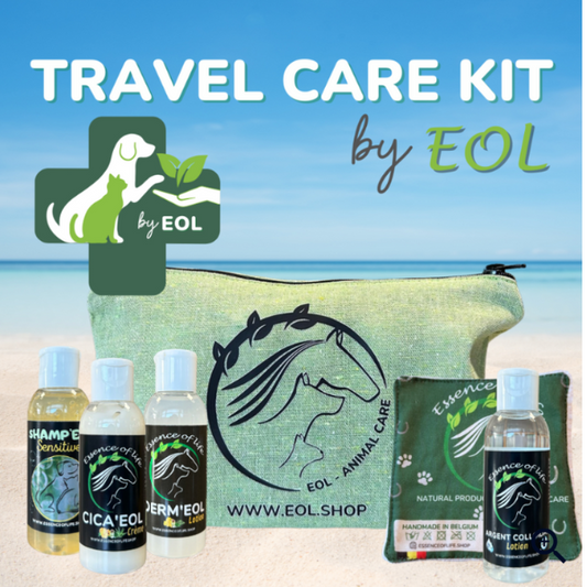 🌿 TRAVEL CARE KIT – Trousse de soins de voyage 🐶🐱